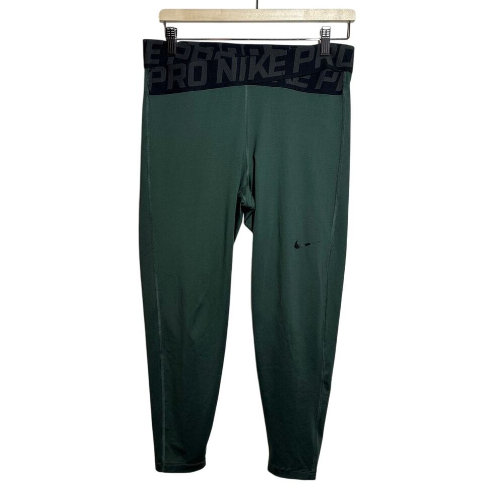Nike Pro Intertwist 2.0 Crossover Waist Leggings Green L Activewear AJ3927-345